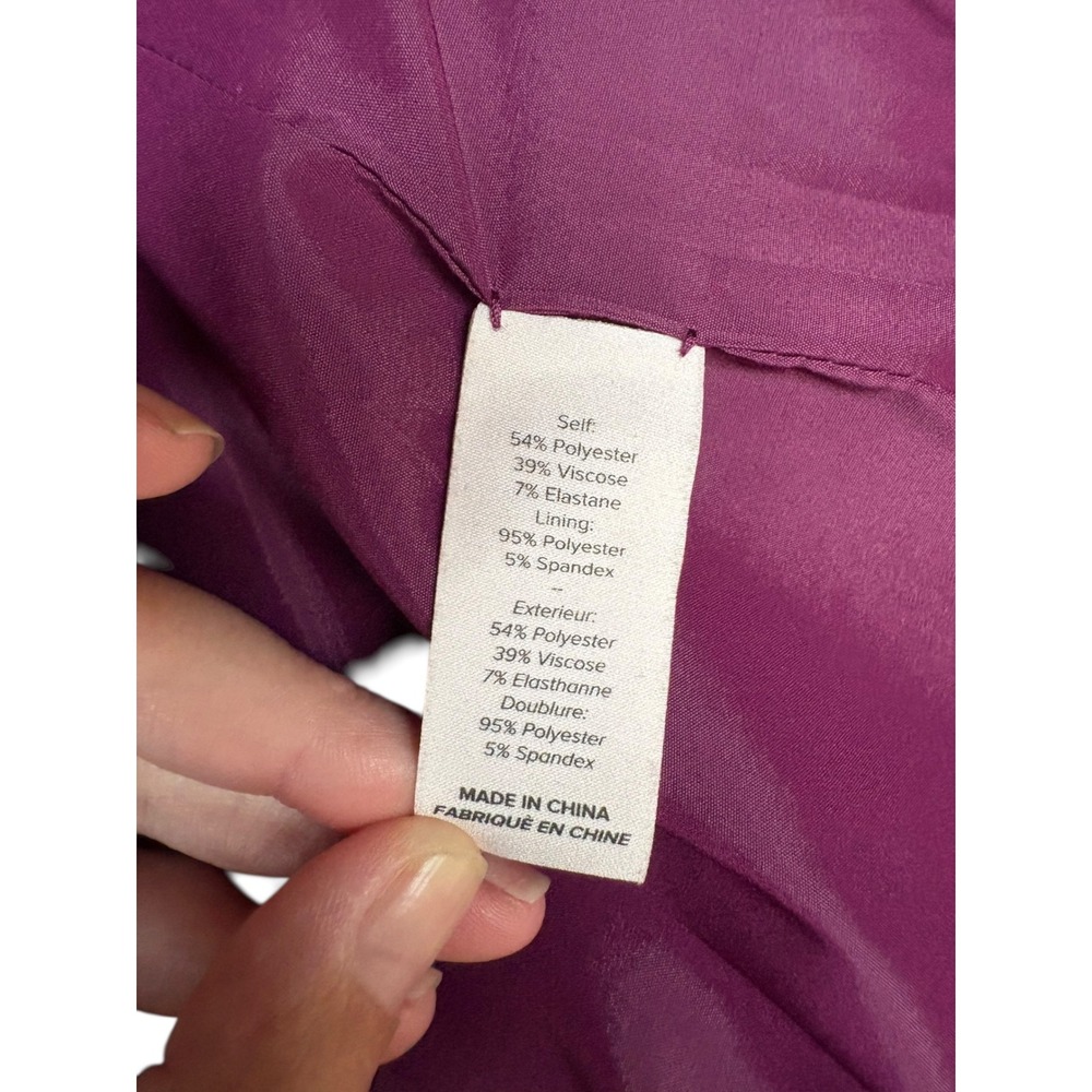 Cinq a Sept Micah Jewel Neck Open Shoulder Sheath Crepe Cocktail Dress - 10 - Picture 8 of 9